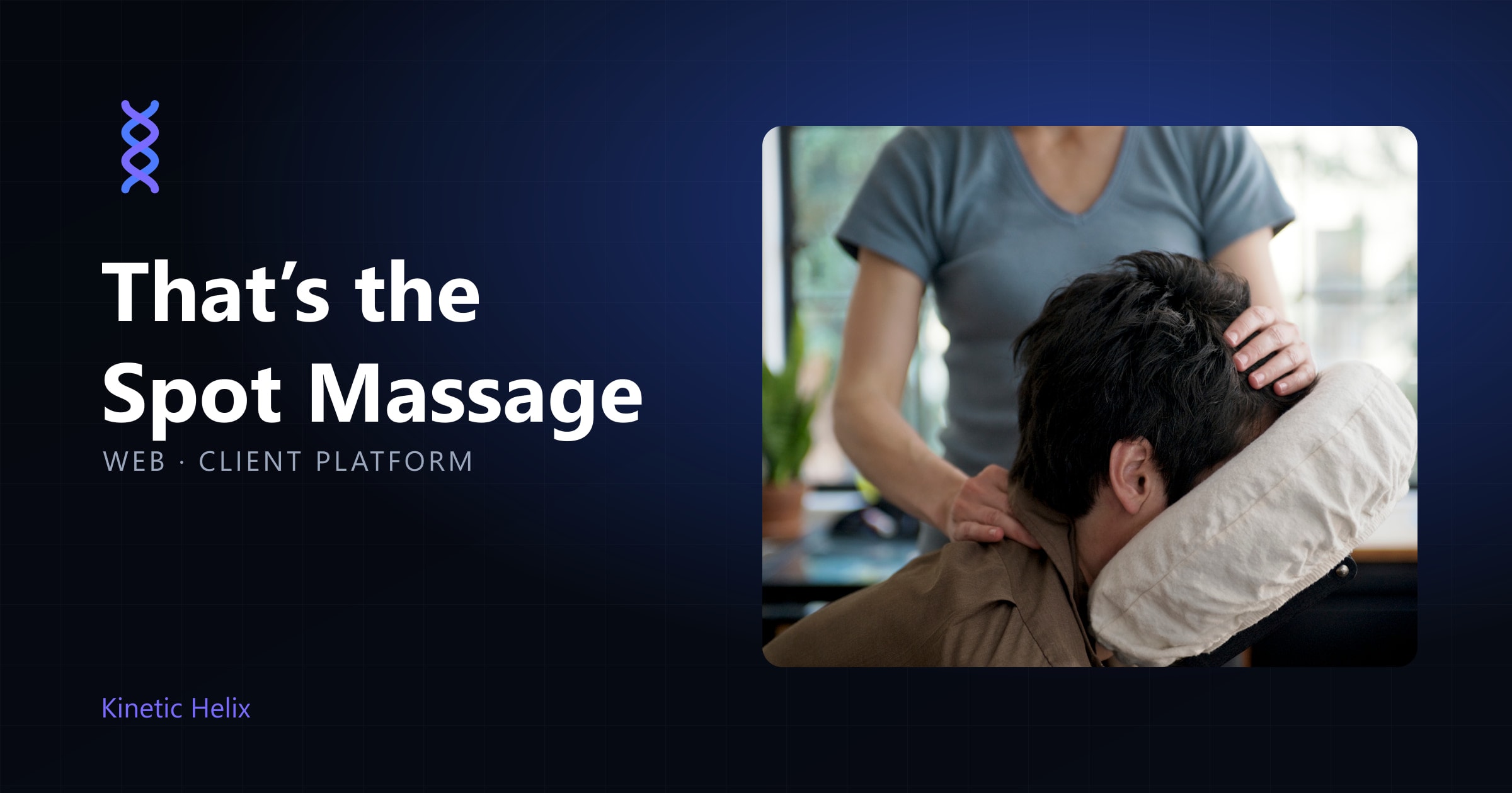 That's the Spot Massage — One system to run a chair-massage business — booking to payout.